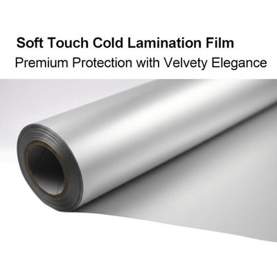 Soft Touch Lamination Film with 38 Dyne/cm Surface Tension and 90±10°C Lamination Temp for Premium Protection