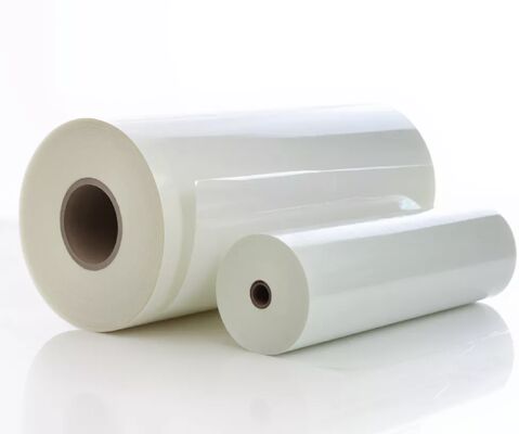 ग्लिटर लैमिनेशन फिल्म 95-105 माइक्रोन मोटाई के साथ बढ़ी हुई स्थायित्व के लिए चिकनी फ्रॉस्टेड फिनिश और चमड़े की बनावट