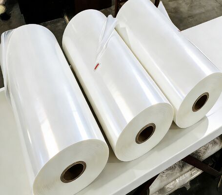 मुद्रण और पैकेजिंग के लिए पारदर्शी हॉट लैमिनेशन फिल्म 4-30 माइक्रोन नमी सबूत