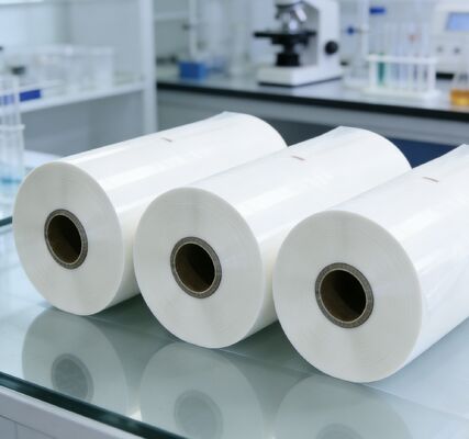 100 मिमी से 2200 मिमी चौड़ाई सीमा में सतह संरक्षण के लिए 90°C से 120°C ऑपरेटिंग तापमान और 30 माइक्रोन मोटाई के साथ एंटी स्क्रैच फिल्म