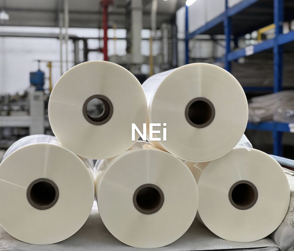 नमी प्रतिरोधी पैकेजिंग और लेमिनेशन के लिए 3 इंच के पेपर कोर के साथ पारदर्शी BOPP थर्मल लेमिनेशन फिल्म