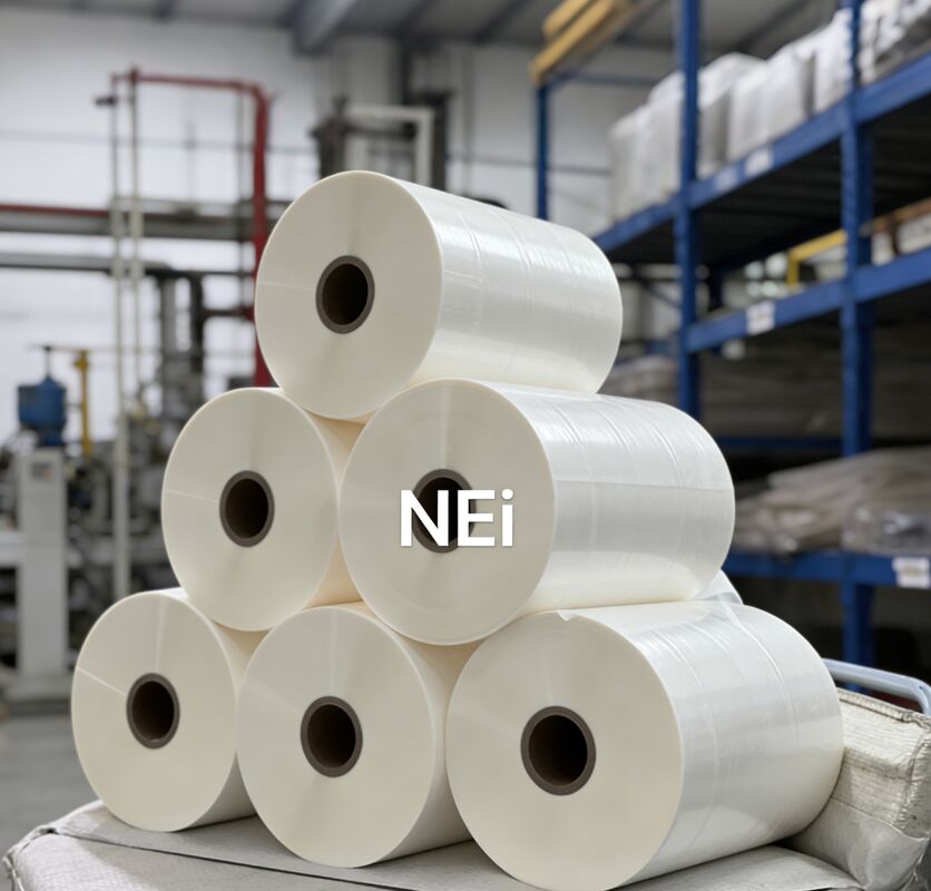 90 GU से अधिक चमक स्तर चमकदार लेमिनेशन फिल्म रीसाइक्लेबल पर्यावरण के अनुकूल विकल्पों के साथ और 120 डिग्री सेल्सियस तक तापमान प्रतिरोध