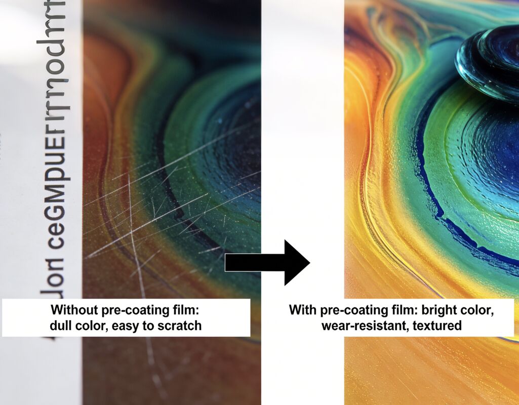 खाद्य ग्रेड चमकदार फिनिश बायोडिग्रेडेबल लैमिनेटिंग फिल्म रोल थर्मल चिपकने वाला पेशेवर उपयोग के लिए