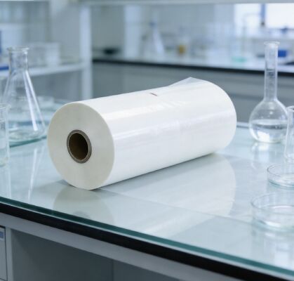 चमकदार सतह फिनिश पीईटी थर्मल लैमिनेशन फिल्म 130°C तक तापमान प्रतिरोध और कोरिया से प्रीमियम ईवीए गोंद