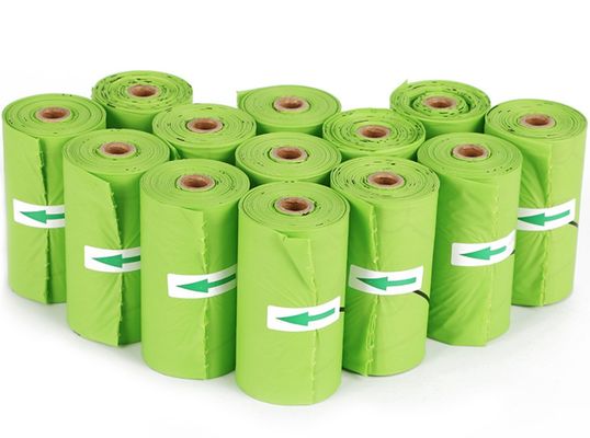 बायोडिग्रेडेबल 15 एल Recyclable पालतू अपशिष्ट बैग एएसटीएम डी 6400