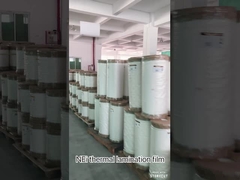 3 इंच 14 मिमी उच्च चमकदार पीईटी थर्मल लेमिनेशन फिल्म 22 माइक मोटाई